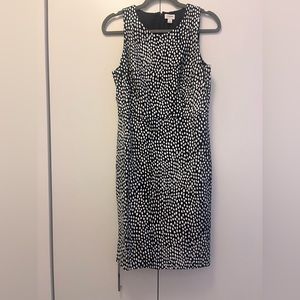 Navy and white JCrew dress